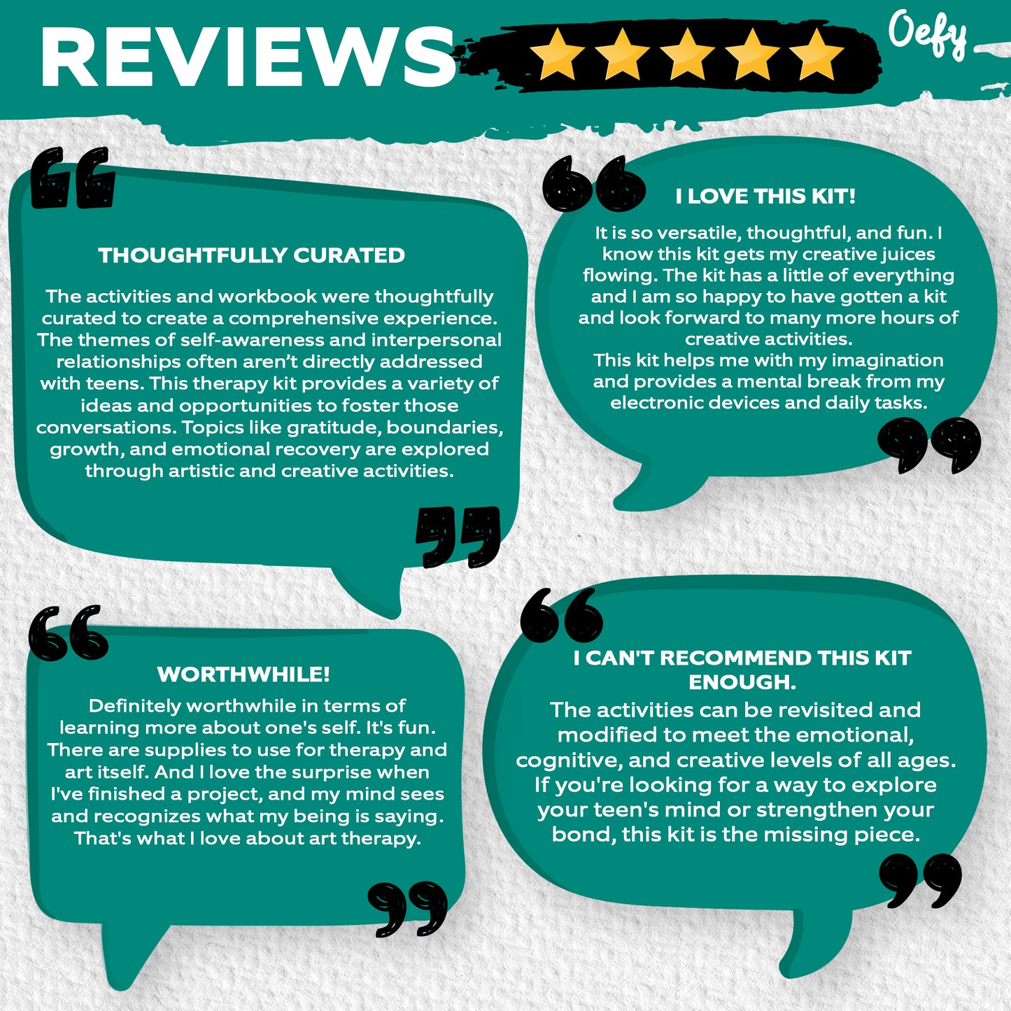 Art Therapy Activities Supplies Kit (Pink Case)